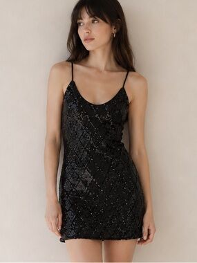 strapless open back dress PromGirl Blush Multicolor Sequin Short Prom Dress Blush Multi / 2